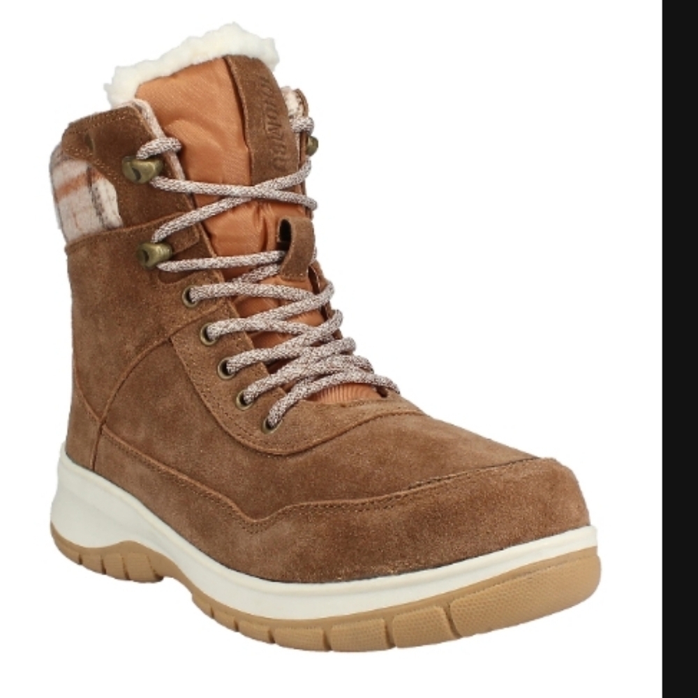 Khombu Sterling Faux Shearling Lined Boot Women Size 6 New In Box